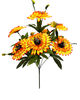 Штучні квіти Букет канадської Жоржини, 7 голів, 510 мм