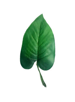Искусственный лист Филодендрона, текстиль, зеленый, 190 мм