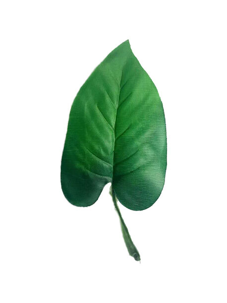 Штучний лист Філодендрону, текстиль, зелений, 190 мм
