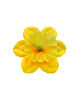 Искусственные Пресс цветы Нарцисс с тычинкой, атлас улучшенного качества, 150 мм