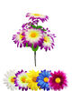 Штучні квіти Букет Ромашки з блискітками, 6 голів, мікс, 330 мм