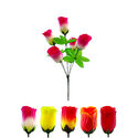 Искусственные цветы Букет розы "Киев Новый", 5 голов, 370 мм