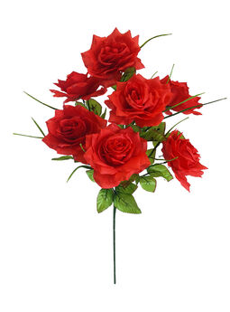 Штучний Букет Троянди, 7 голів, 560 мм