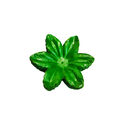 Искусственный лист подставка Лилия волнистая, зеленый, 125 мм