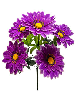 Штучні квіти Букет китайської Айстри, 7 голів, 500 мм