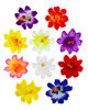 Штучні Прес квіти зі вставкою та тичинкою Гібіскус різьблений, 90 мм