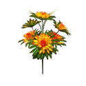 Искусственные цветы Букет Георгины, 6 голов с подставкой, 450 мм