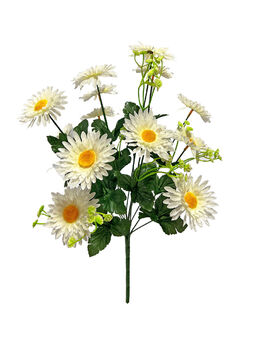 Искусственные цветы Букет Ромашки, 13 голов, 520 мм