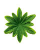 Лист підставка Зірочка, зелений зі світлими краями, 170 мм