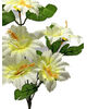 Штучні квіти Букет Гібіскуса "Донецьк", 9 голів, 390 мм