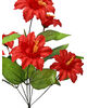 Искусственные цветы Букет Гибискуса "Каховка", 6 голов, 430 мм