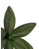 Искусственный лист под лилию и орхидею на ножку, 6 лепестков, 140 мм