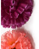 Штучні квіти Гвоздики, рожеві та пурпурові, шовк, 100 мм