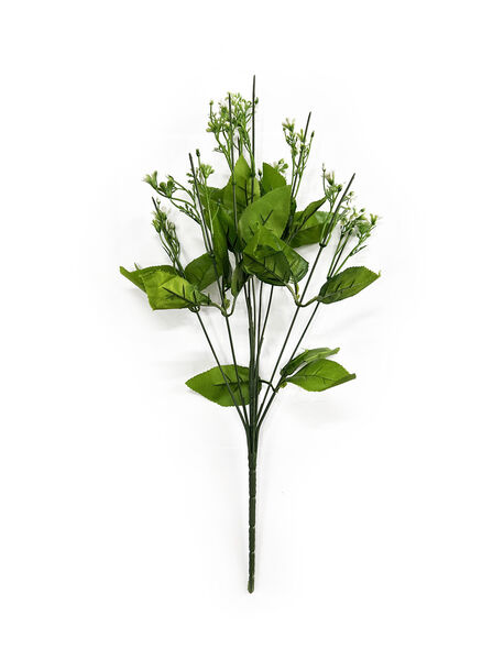 Букетная нога с листьями розы на 9 голов, литая, 510 мм