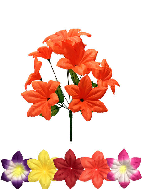 Искусственные цветы Букет Орхидеи "Прилуки", 9 голов, 360 мм