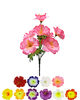 Штучні квіти Букет мальви "Ковель", 7 голів, 360 мм