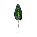 Лист Филодендрона на ножке, темно-зеленый с салатовым, высота 540 мм