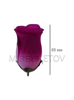 Штучні квіти Троянди бутон шовк, 85 мм