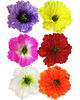 Штучні квіти Мака, атлас, мікс, 140 мм