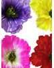 Искусственные цветы Мака, атлас, микс, 140 мм