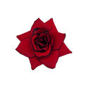 Искусственные цветы Роза открытая острая, бархат, 160 мм