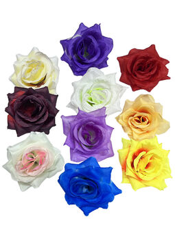 Штучні квіти Троянда відкрита гостра, шовк, 120 мм