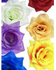 Искусственные цветы Роза открытая острая, шелк, 120 мм