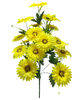 Искусственные цветы Букет Герберы, 18 голов, 700 мм