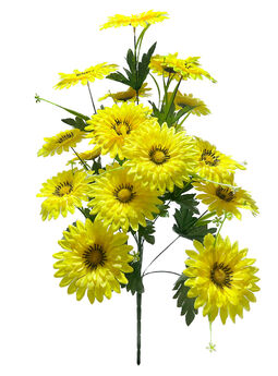 Искусственные цветы Букет Герберы, 18 голов, 700 мм