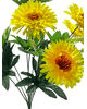 Штучні квіти Букет Хризантеми, 9 голів, мікс, 550 мм
