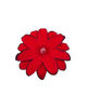 Искусственные цветы Крокуса, бархат, красный с кантом, 130 мм