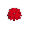 Штучні квіти Крокуса, оксамит, червоний з кантом, 130 мм
