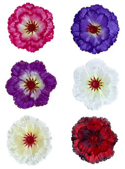 Искусственные цветы Георгина, атлас, микс, 115 мм