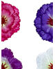 Штучні квіти Жоржина, атлас, мікс, 115 мм