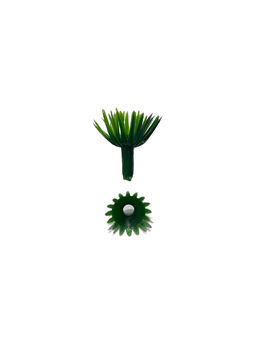 Тычинка для цветов "Ежик", зеленая с салатовым, высота 25 мм