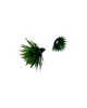 Тичинка для квітів "Їжачок", зелена з салатовим, висота 25 мм
