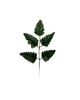 Гілка з листям папороті, 5 листків, темно-зелений, 430 мм