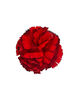 Штучні квіти гвоздики, оксамит, червона з кантом, 110 мм