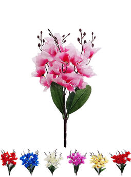 Искусственные цветы Букет Мальвы, 20 цветков, 420 мм
