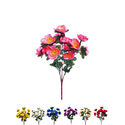 Искусственные цветы Букет Мальвы, 15 цветков, 340 мм