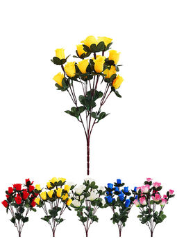 Штучний букет Троянди, 15 квіток, мікс, 360 мм