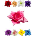 Искусственные цветы Розы острой, атлас, мікс, 140 мм