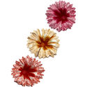Искусственные Пресс цветы Колокольчик, атлас, 100 мм