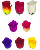 Штучні квіти Троянди, шовк, мікс, висота 80 мм