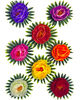Штучні квіти Піона з листям, шовк, мікс, 150 мм