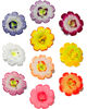 Искусственные Пресс цветы с тычинкой-бусинкой и вставкой, 120 мм