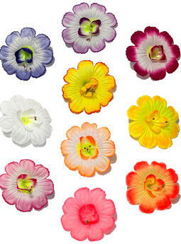Искусственные Пресс цветы с тычинкой-бусинкой и вставкой, 120 мм