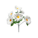 Искусственные цветы Букет Ромашки белой, 6 голов, 420 мм