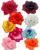 Штучні квіти Троянда відкрита, атлас, мікс, 100 мм
