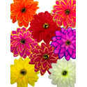 Штучні квіти Гербери, шовк, мікс, 210 мм